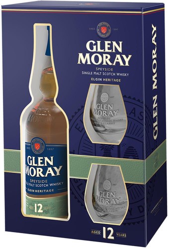 glen moray 12yo + szklanki.jpg