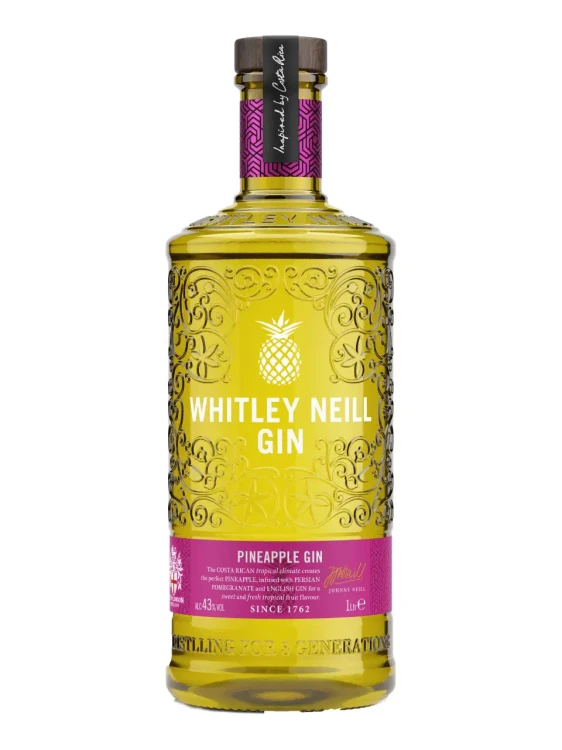 Whitley Neill Pineapple Gin 43% 1L.jpg