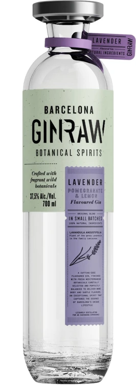 Ginraw Barcelona Botanical Spirits Lavender Flavoured Gin 37,5% 0,7L.jpg